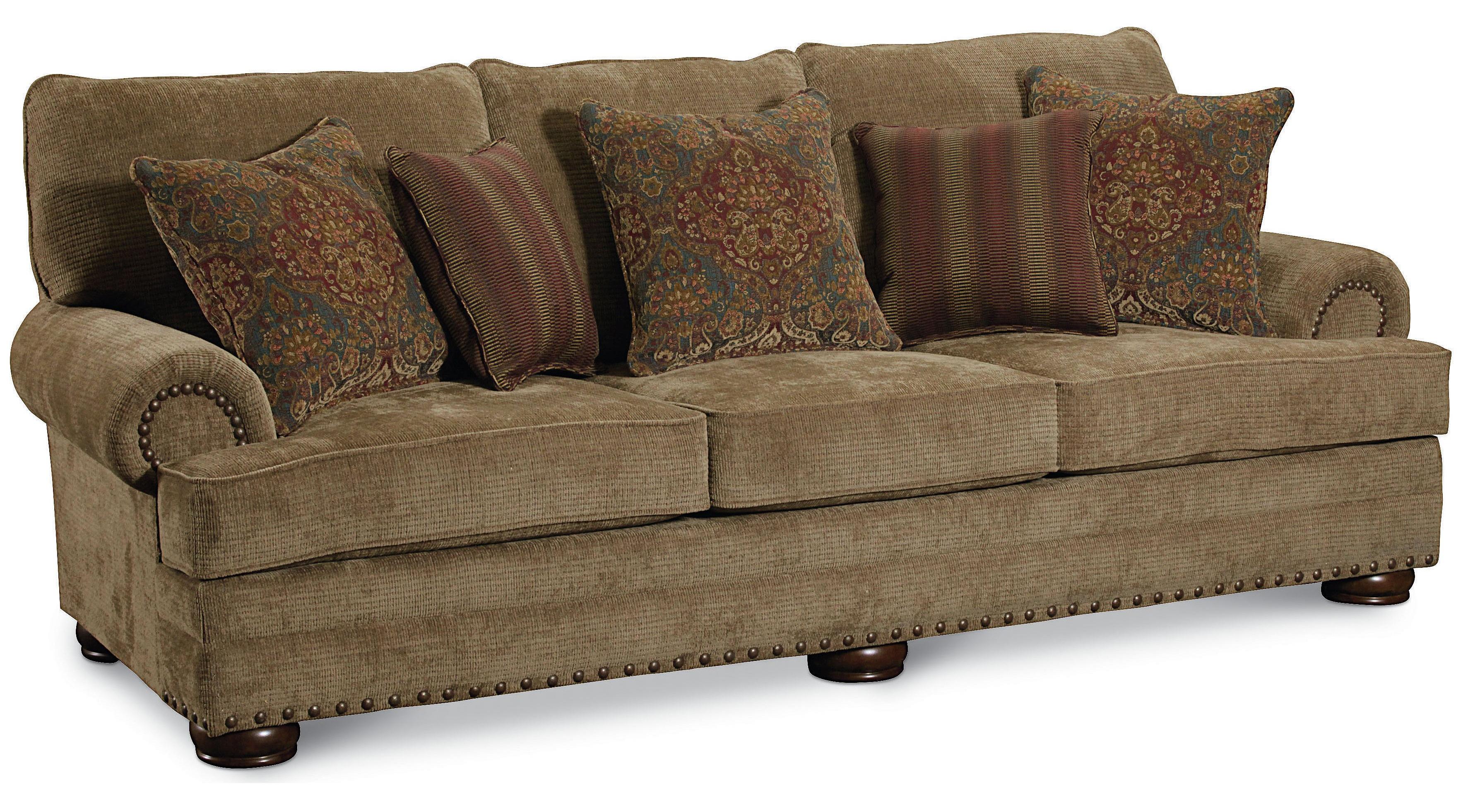 Lane Cooper Traditional Stationary Sofa with Nailhead Trim AHFA Sofa
